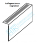 Preview: Auflegerschiene, für Regalböden magnetisch